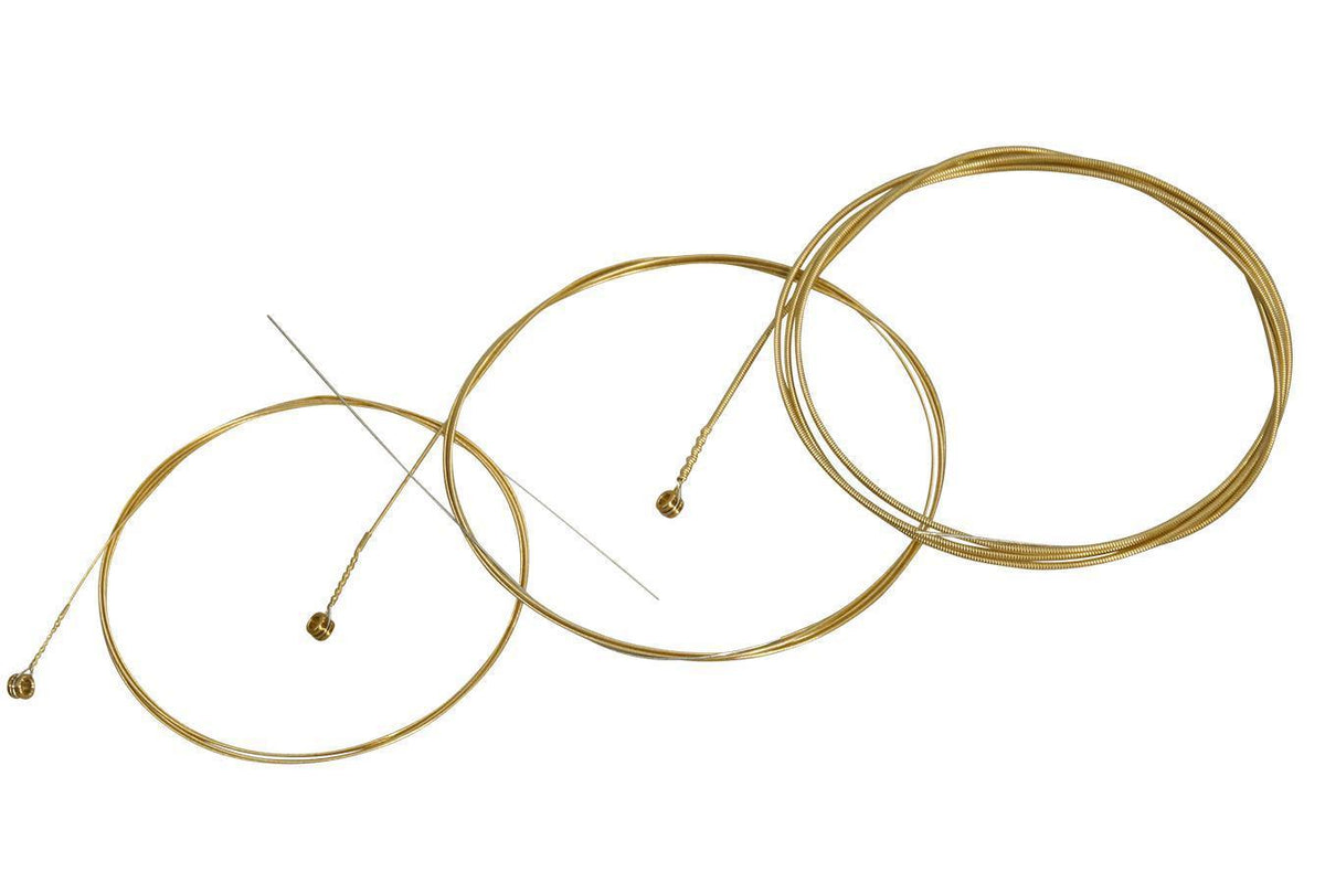 Folkcraft® Mountain Dulcimer String Set, Bass, Ball Ends (.024"RW .032"RW .054"RW)-Folkcraft Instruments