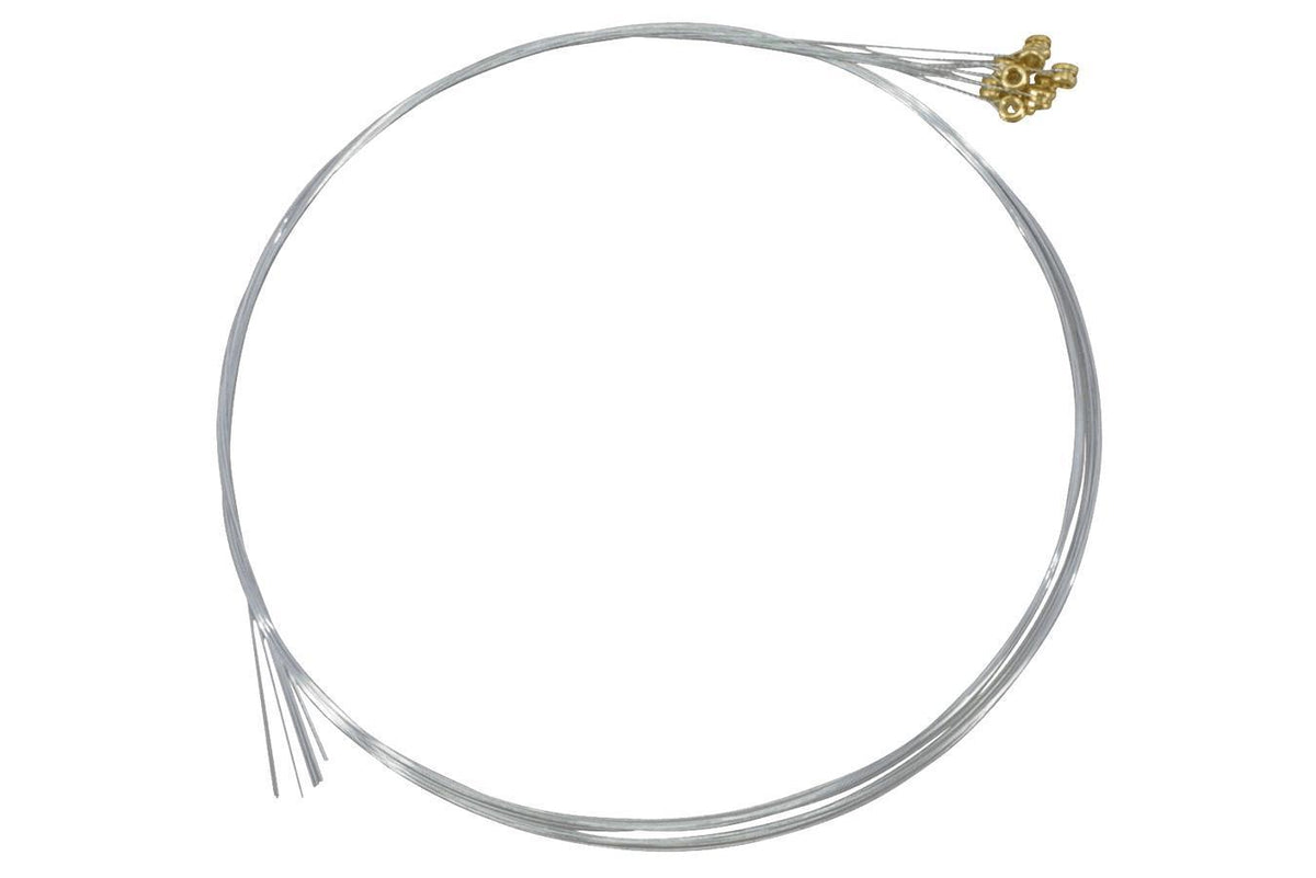 Folkcraft® Plain Steel Strings, Ball Ends, Pack Of Twelve, .009-Folkcraft Instruments