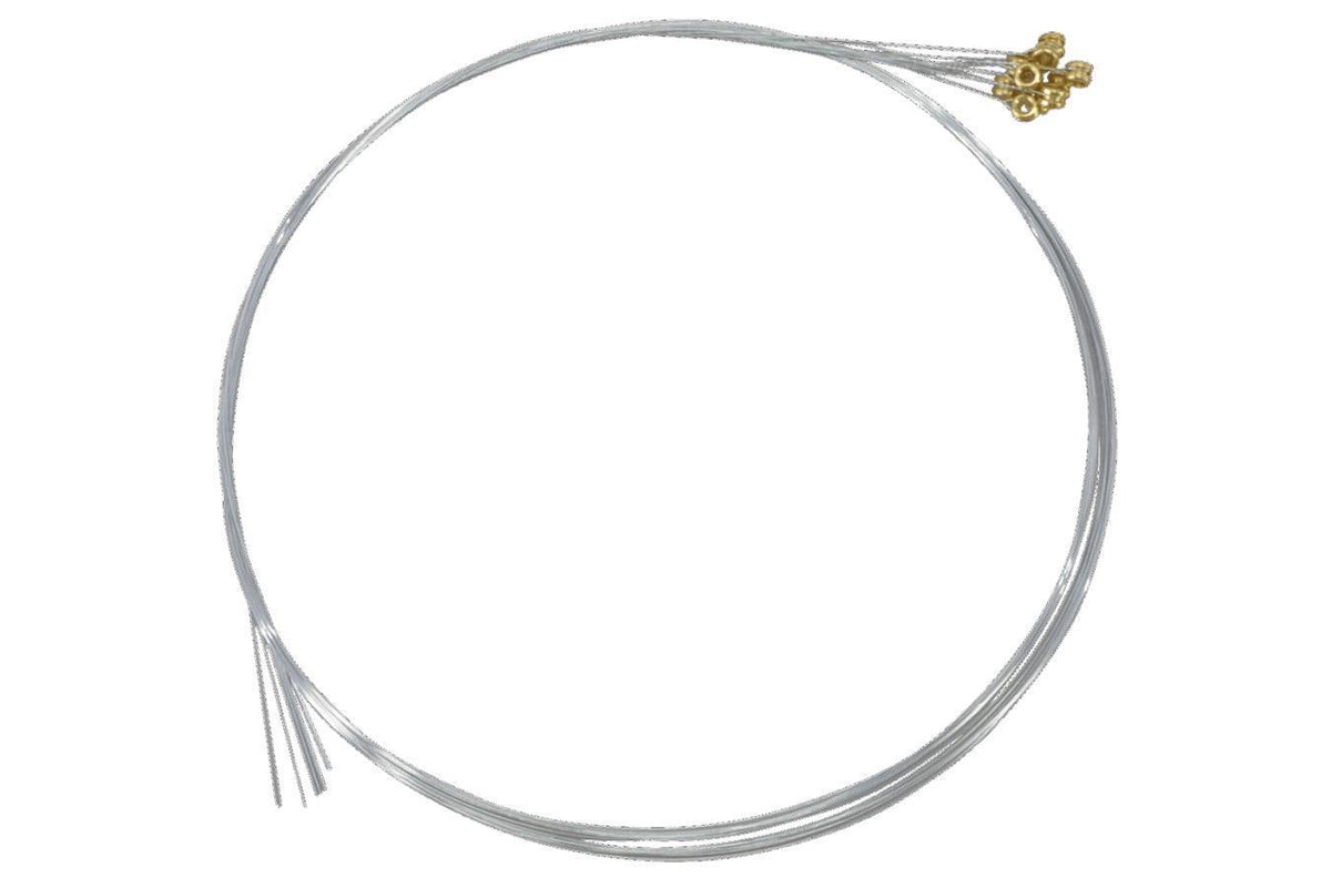 Folkcraft® Plain Steel Strings, Ball Ends, Pack Of Twelve, .010-Folkcraft Instruments