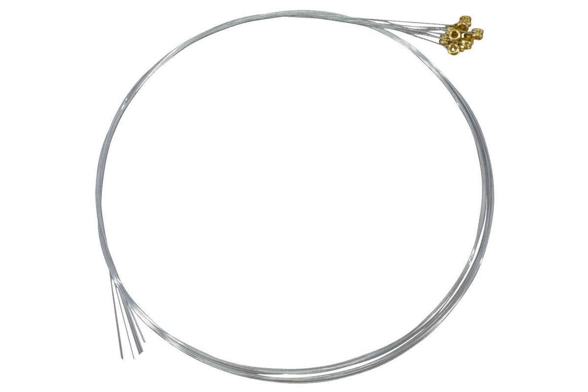 Folkcraft® Plain Steel Strings, Ball Ends, Pack Of Twelve, .011-Folkcraft Instruments
