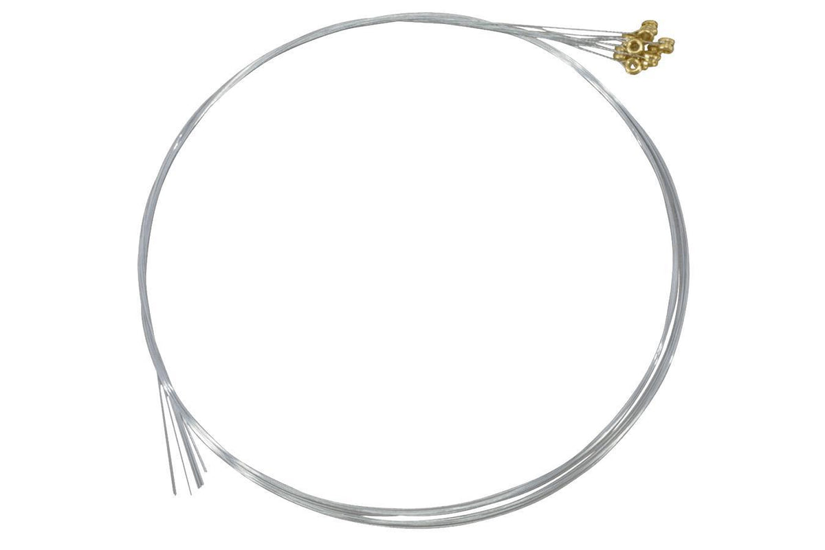 Folkcraft® Plain Steel Strings, Ball Ends, Pack Of Twelve, .012-Folkcraft Instruments