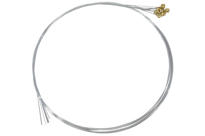 Folkcraft® Plain Steel Strings, Ball Ends, Pack Of Twelve, .015-Folkcraft Instruments