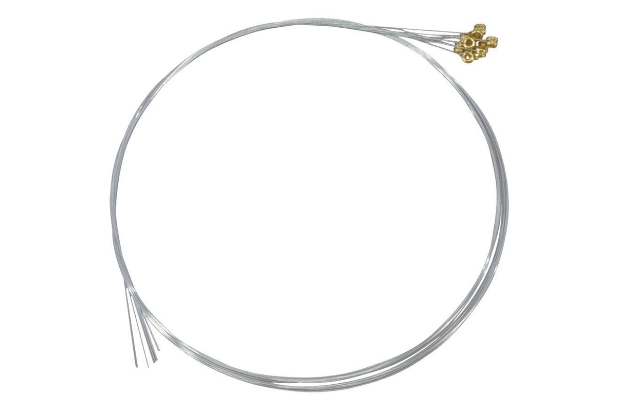Folkcraft® Plain Steel Strings, Ball Ends, Pack Of Twelve, .016-Folkcraft Instruments