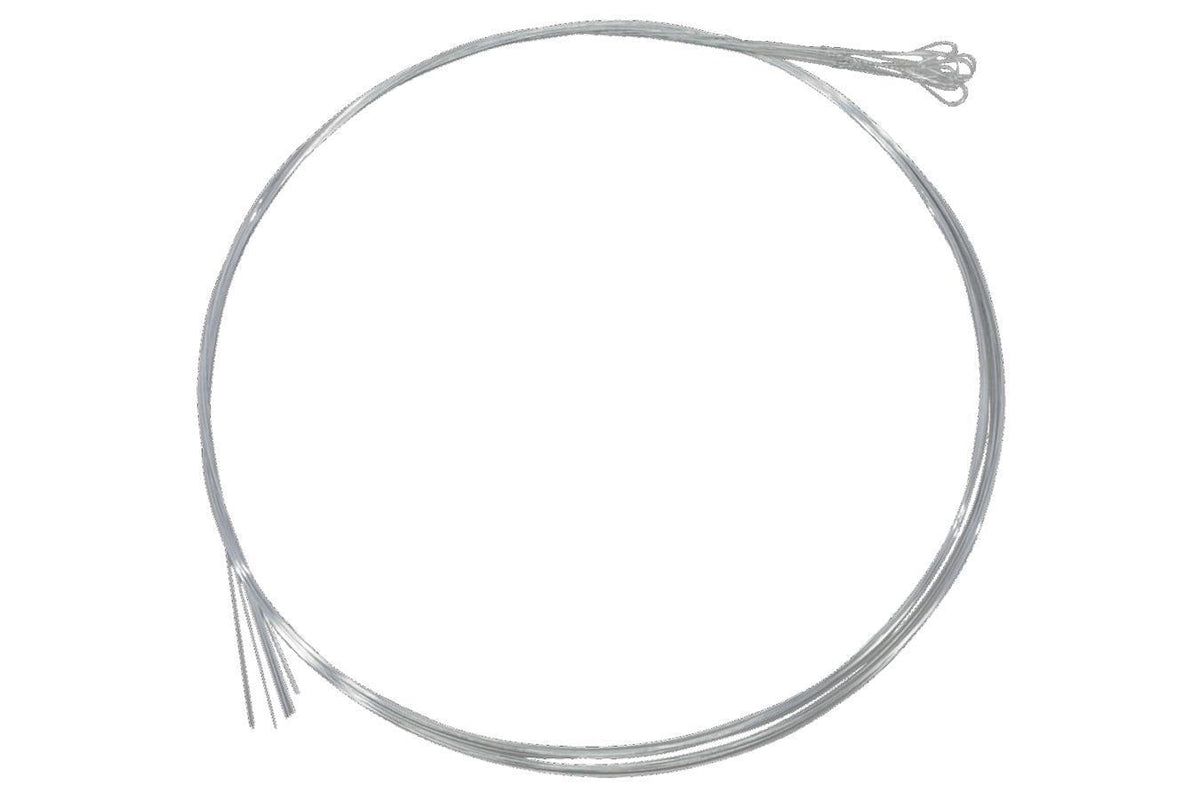 Folkcraft® Plain Steel Strings, Loop Ends, Pack Of Twelve, .011-Folkcraft Instruments
