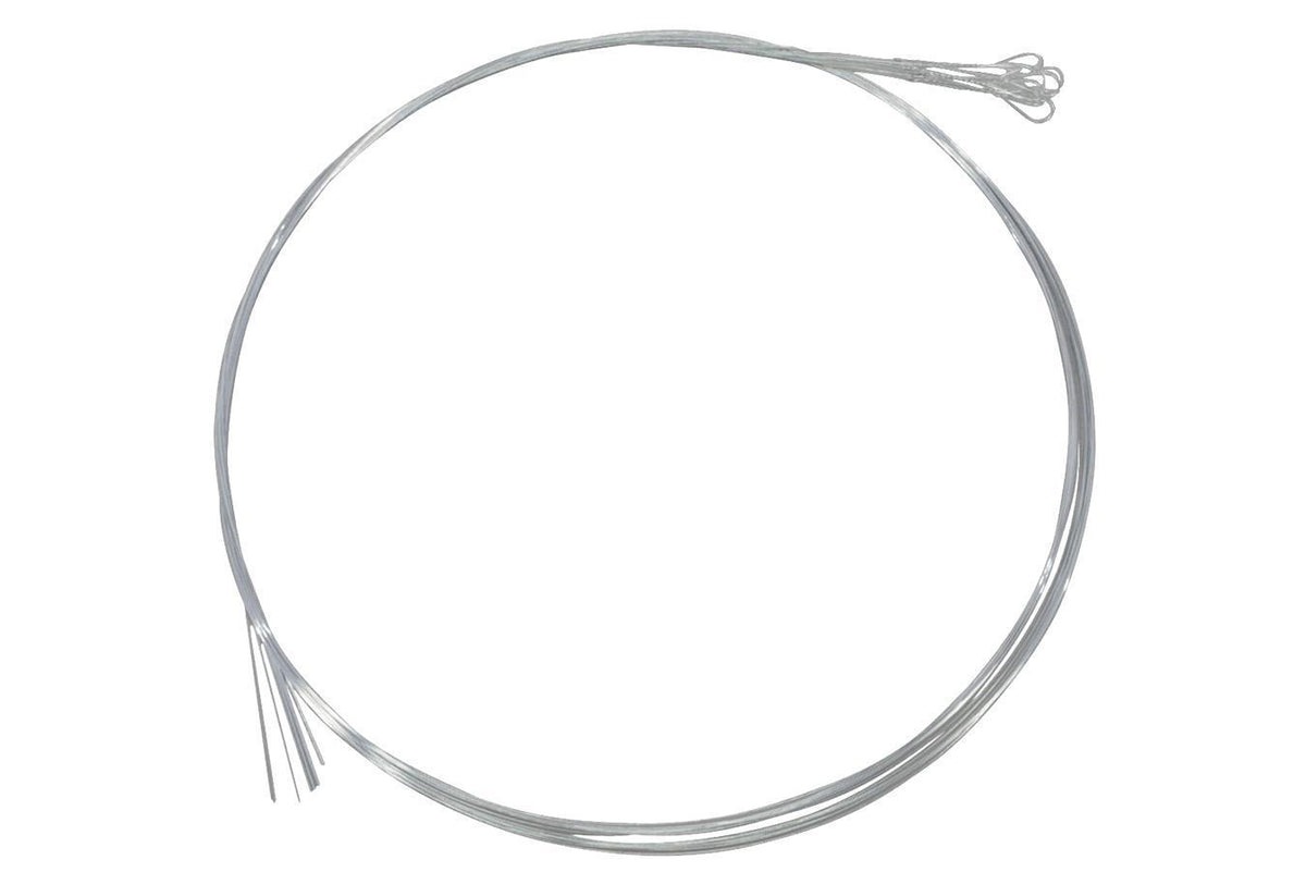Folkcraft® Plain Steel Strings, Loop Ends, Pack Of Twelve, .013-Folkcraft Instruments