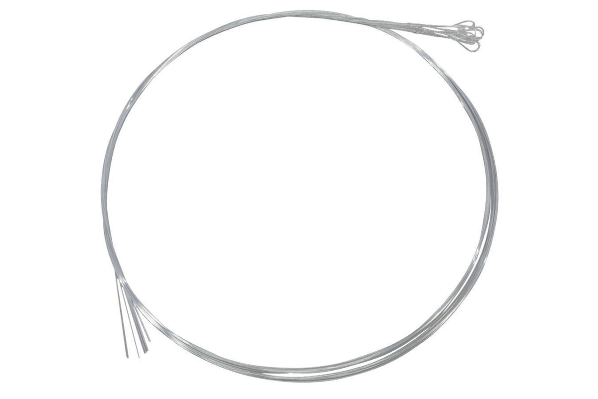 Folkcraft® Plain Steel Strings, Loop Ends, Pack Of Twelve, .015-Folkcraft Instruments
