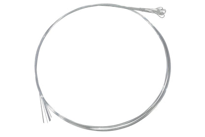Folkcraft® Plain Steel Strings, Loop Ends, Pack Of Twelve, .015-Folkcraft Instruments