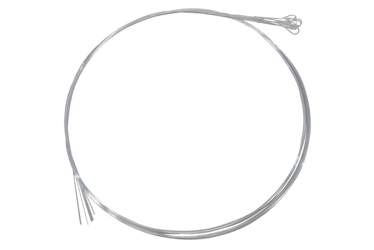 Folkcraft® Plain Steel Strings, Loop Ends, Pack Of Twelve, .020-Folkcraft Instruments