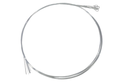 Folkcraft® Plain Steel Strings, Loop Ends, Pack Of Twelve, .022-Folkcraft Instruments