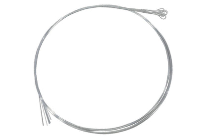 Folkcraft® Plain Steel Strings, Loop Ends, Pack Of Twelve, .024-Folkcraft Instruments