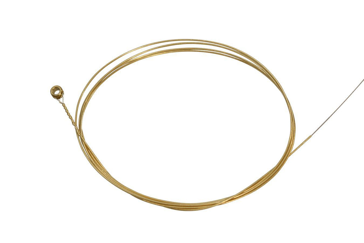 Folkcraft® Roller-Wound Brass Wound String, Ball End, .054-Folkcraft Instruments