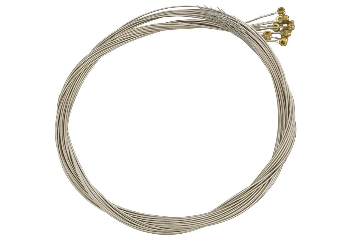 Folkcraft® Stainless Steel Wound Strings, Ball Ends, Pack Of Twelve, .022-Folkcraft Instruments