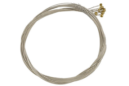 Folkcraft® Stainless Steel Wound Strings, Ball Ends, Pack Of Twelve, .024-Folkcraft Instruments