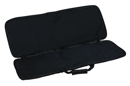 Small-Size Dulcimer Case, Embroidered With "FolkRoots® Dulcimers" Logo, Black-Folkcraft Instruments Dulcimer Case Bag