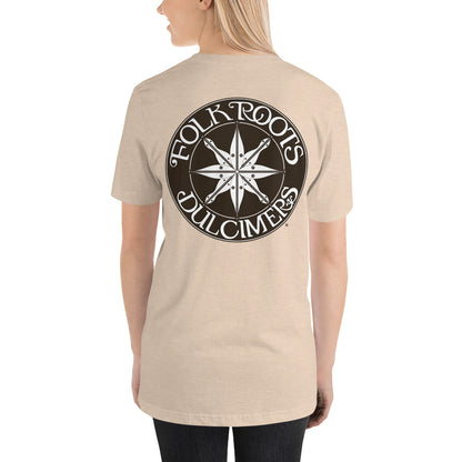 Folkroots Logo T-Shirt, Light Tan, photo 2