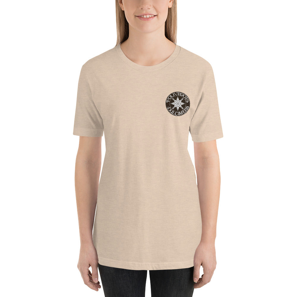Folkroots Logo T-Shirt, Light Tan