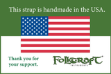 Folkcraft® Quick-Release 2" Wide Dulcimer/Ukulele Strap, Green
